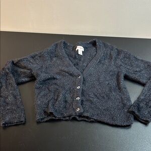 Cat &‎ Jack Charcoal Button-Up Sweater